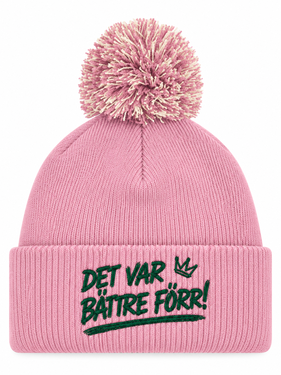Detaljvy av Det var bättre förr! på person