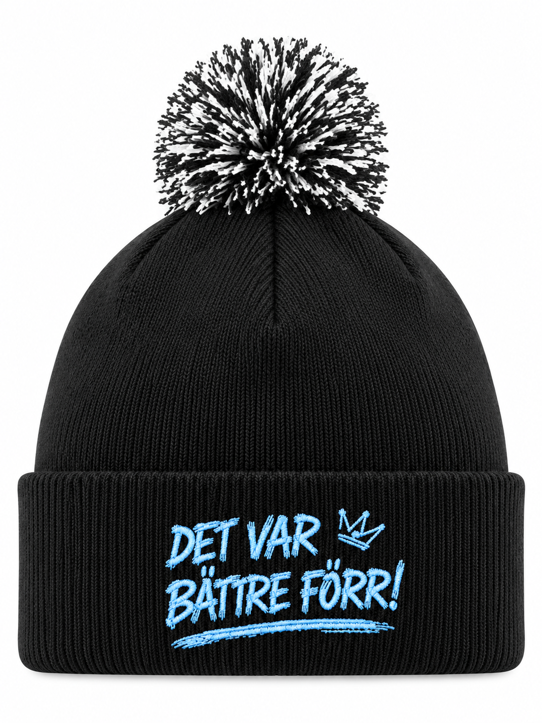 Detaljbilde av Det var bättre förr! på en person