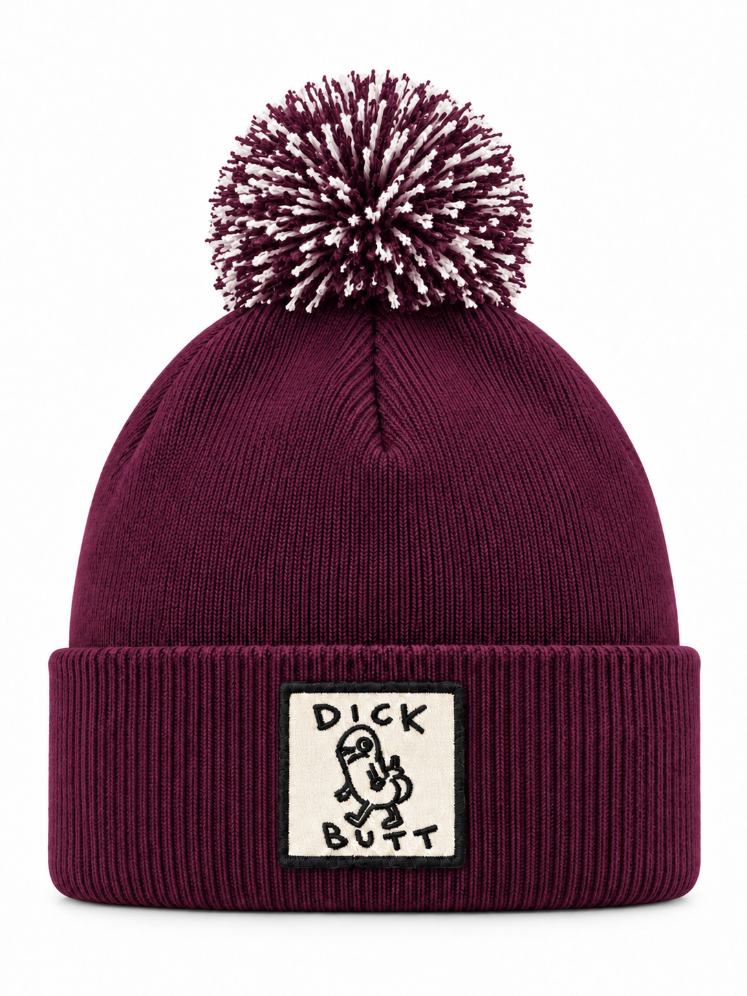 Detaljvy av Dick Butt på person
