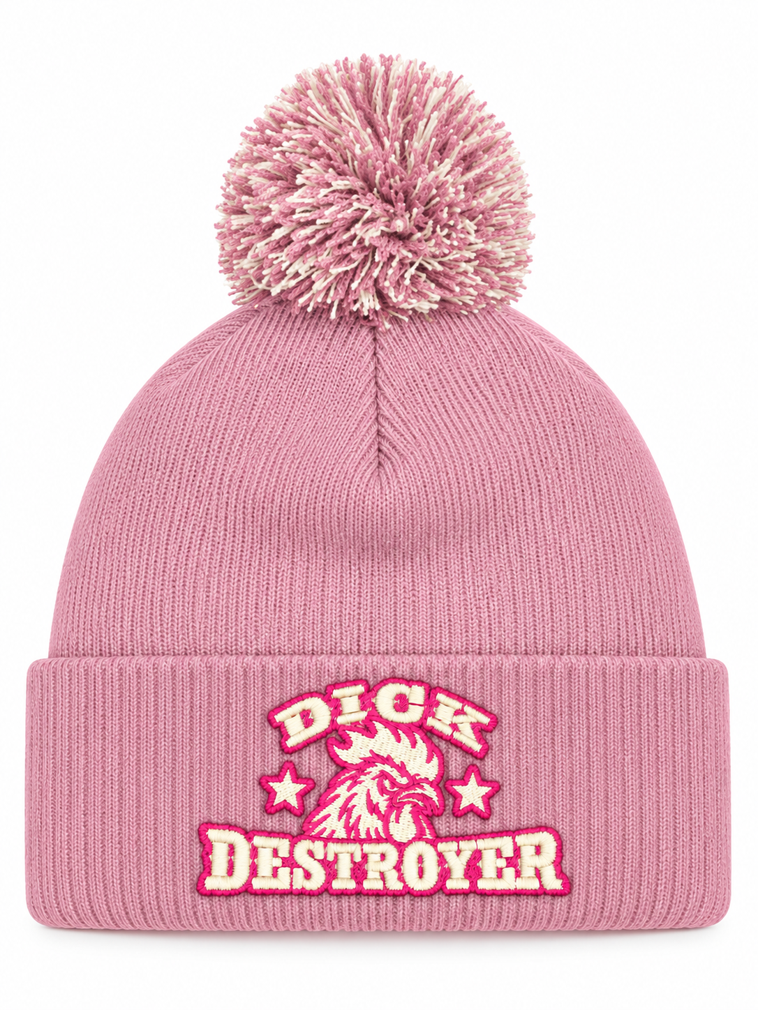 Detaljvy av Dick Destroyer på person
