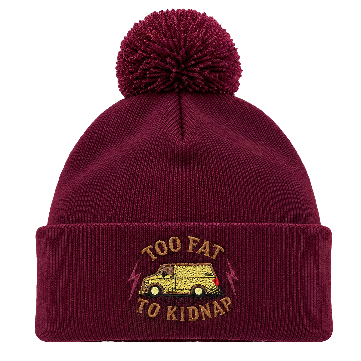 Detaljbilde av Too Fat To Kidnap på en person