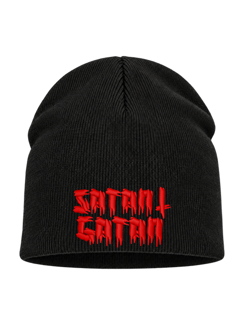 Satan i gatan – Hatitude Beanie – Svart – produktbild