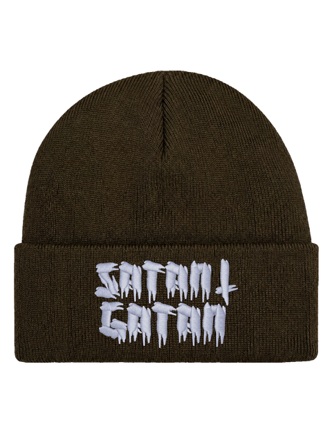 Satan i gatan – Hatitude Cuffed Beanie – Brun – produktbild
