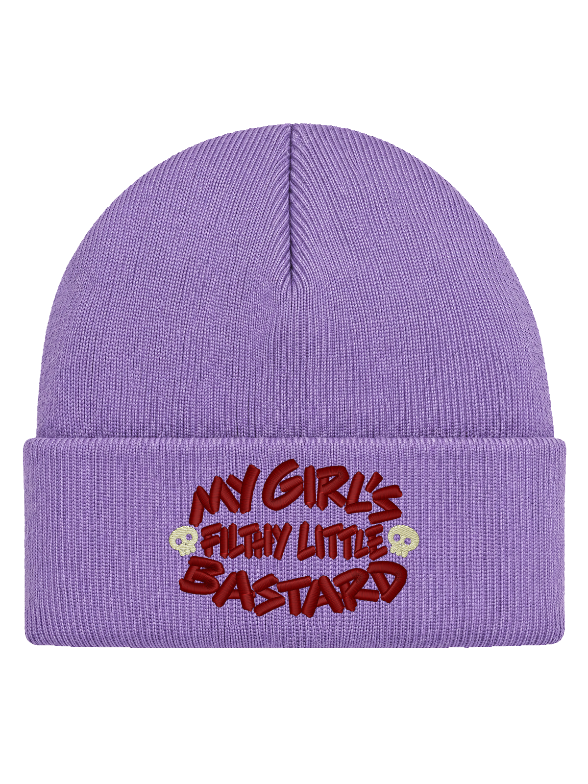 My Girl’s Filthy Little Bastard – Lavender Hatitude Cuffed Beanie