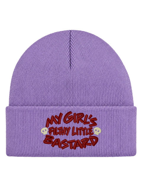 My Girl’s Filthy Little Bastard – Lavender Hatitude Cuffed Beanie