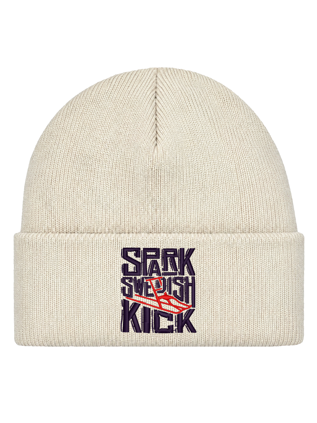 Spark – Swedish Kick – Offwhite Hatitude Cuffed Beanie