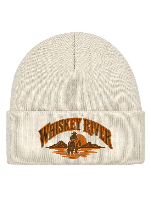 WR FRONT HCB-OFW-WR | Whiskey River – Offwhite Hatitude Cuffed Beanie | 10.92x6.02cm