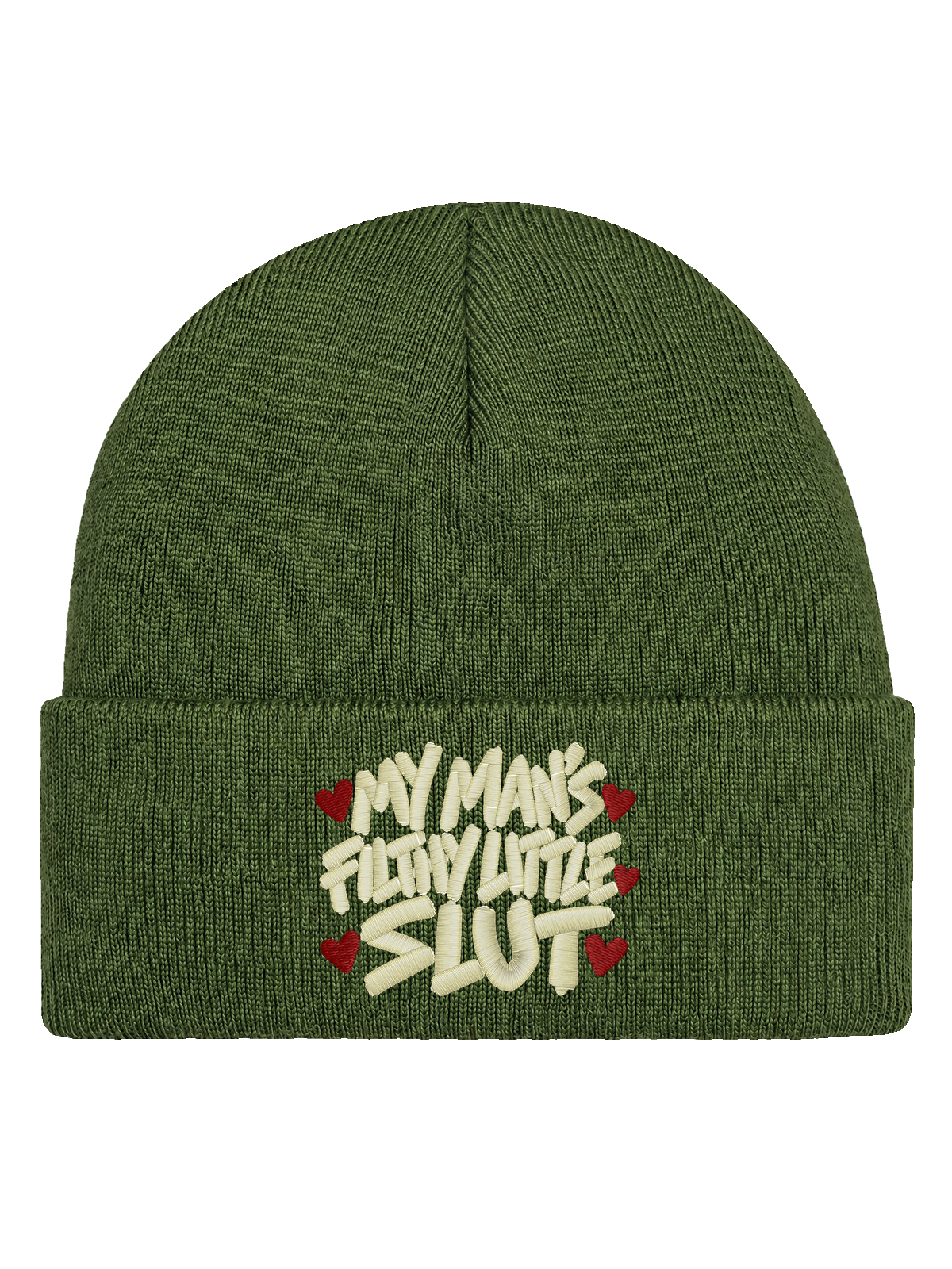 My Man’s Filthy Little Slut – Oliv Hatitude Cuffed Beanie