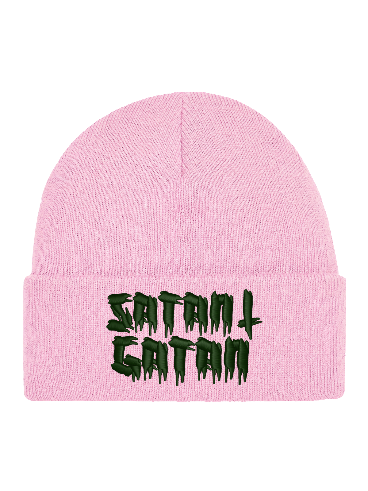 Satan i gatan – Hatitude Cuffed Beanie – Rosa – produktbild