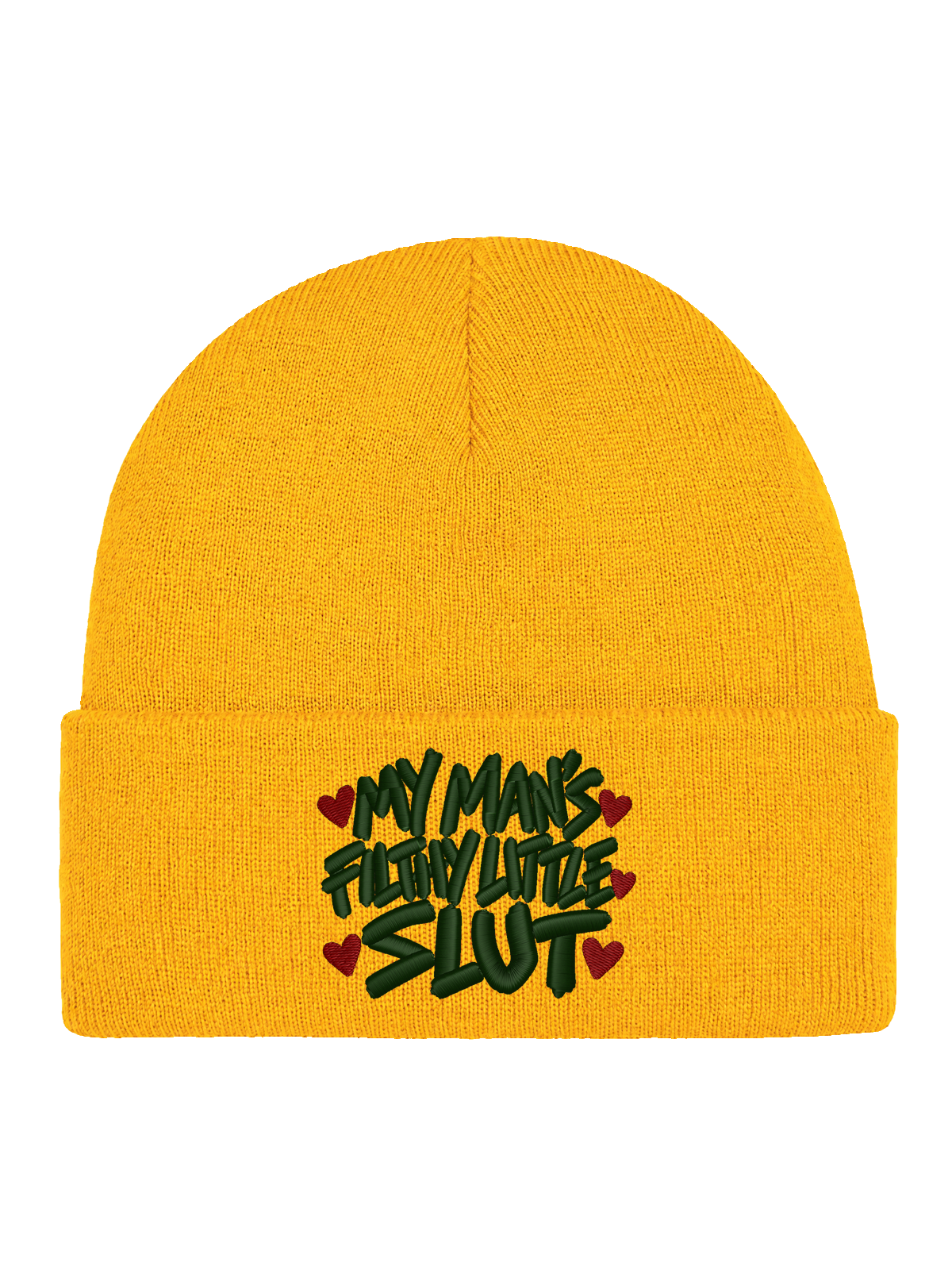My Man’s Filthy Little Slut – Gul Hatitude Cuffed Beanie