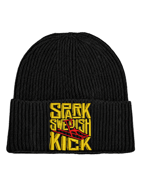 Spark – Swedish Kick – Svart Hatitude Oversized Cuffed Beanie