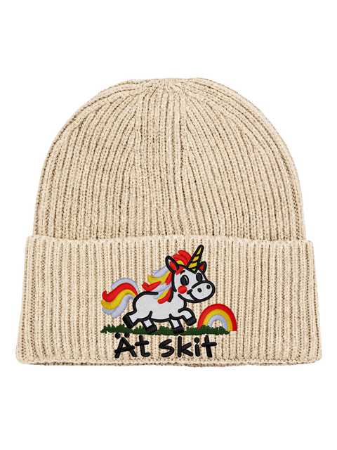 Ät skit – Hatitude Oversized Cuffed Beanie – Havre – produktbild