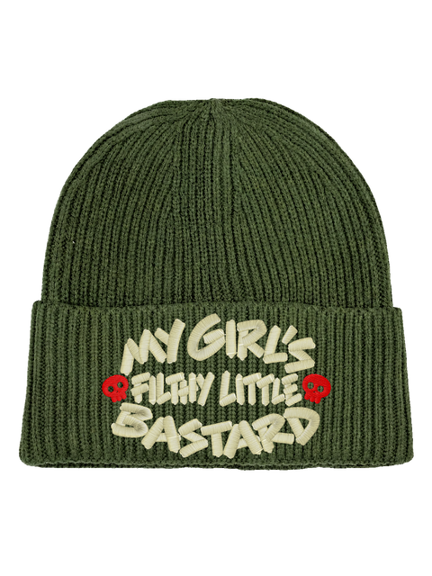 My Girl’s Filthy Little Bastard – Oliv Hatitude Oversized Cuffed Beanie