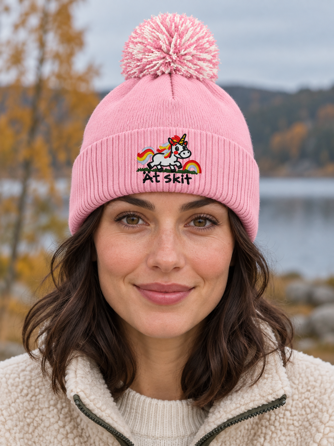 Ät skit – Hatitude Snowstar Rosa på modell