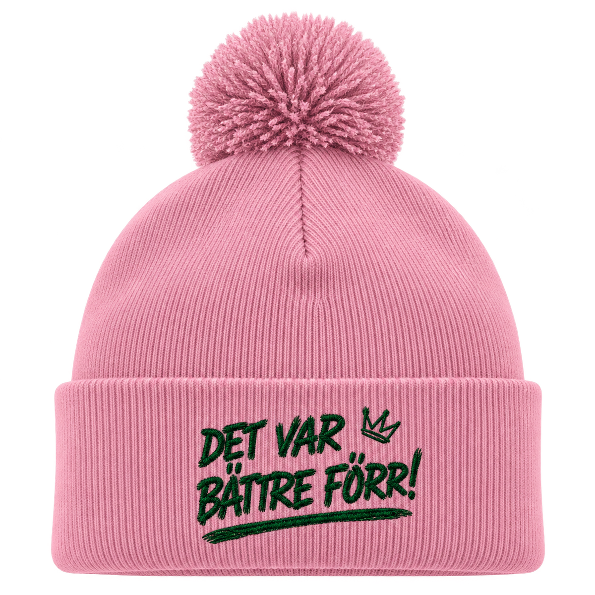 Detaljvy av Det var bättre förr! på person