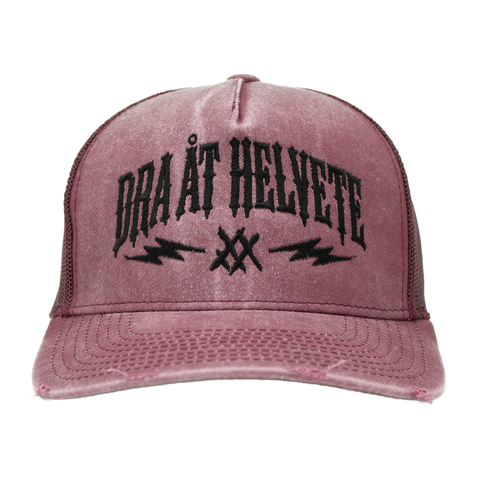 Dra åt helvete rosa Apex Trucker Split framifrån