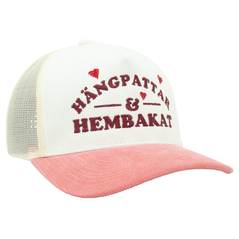 Hängpattar & Hembakat rosa trucker sedd från höger