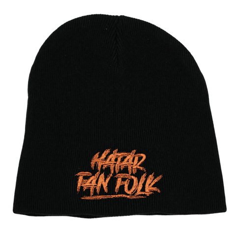 Hatar fan folk – Svart Hatitude Beanie utan uppvik, produktmockup