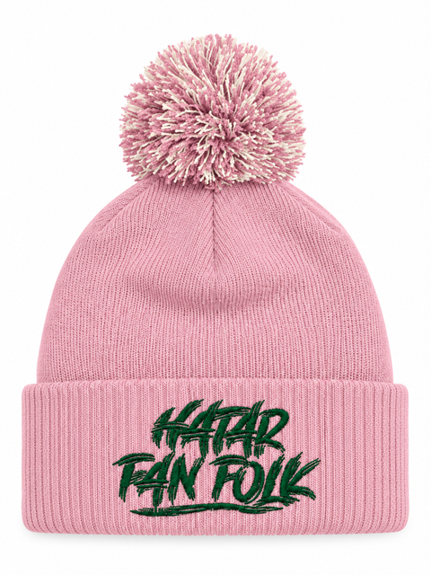 Hatar fan folk – Rosa Pom Pom Beanie