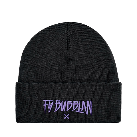 Fy bubblan – Cuffed Beanie – produktbild på vit bakgrund