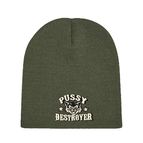 Pussy Destroyer – Beanie – produktbild på vit bakgrund