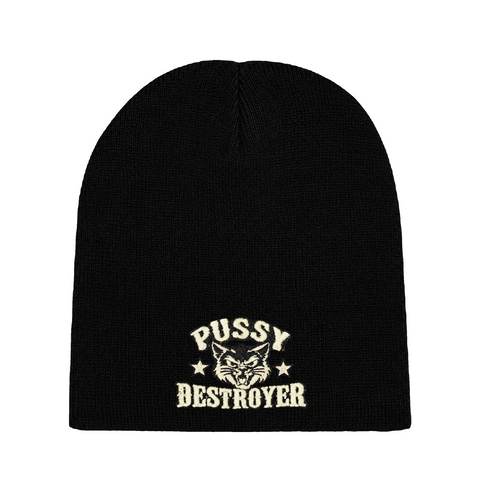 Pussy Destroyer – Beanie – produktbild på vit bakgrund