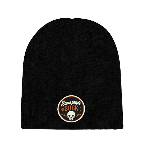 Some People Suck – Beanie – produktbild på vit bakgrund