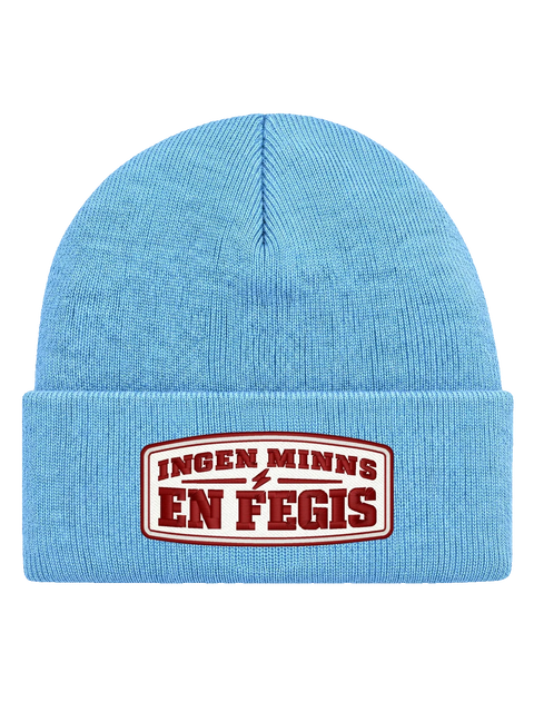 Ingen minns en fegis – Baby Blue HCB, brodyr 10,5 × 4,79 cm
