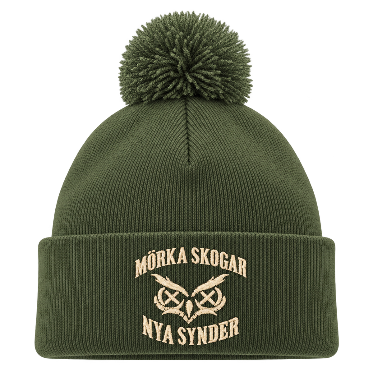 Detaljbilde av Mörka skogar, nya synder på en person