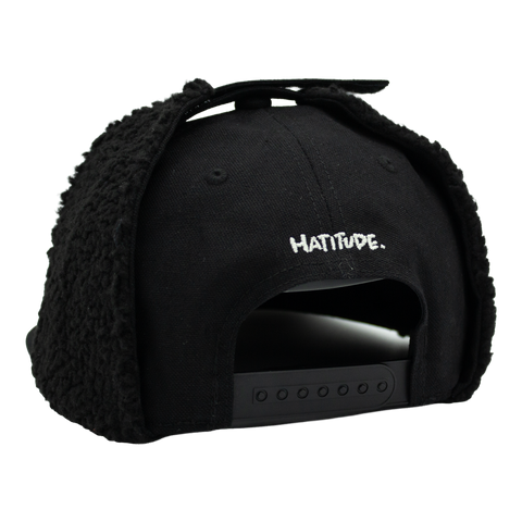 Spark Swedish Kick – svart Apex Snapback, bakfra
