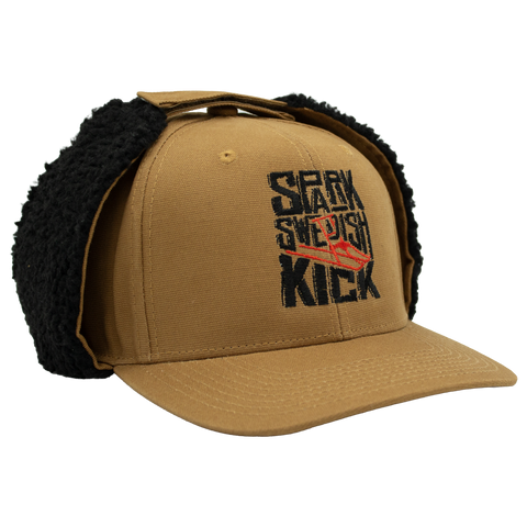 Spark Swedish Kick – brun Apex Snapback, høyre vinkel