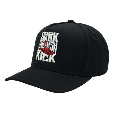 Spark – Swedish Kick svart Mitchell & Ness Original A-Forane sett fra venstre