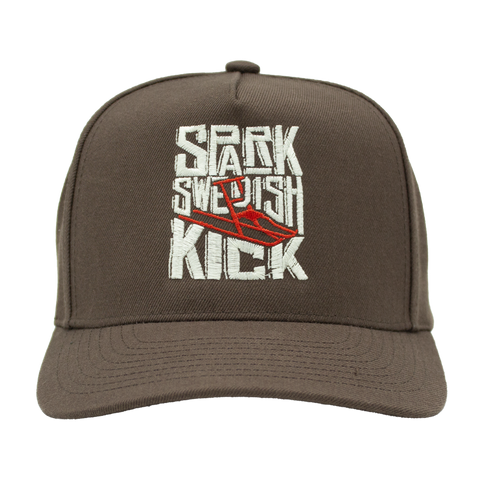 Spark – Swedish Kick brun Mitchell & Ness Original A-Forane forfra