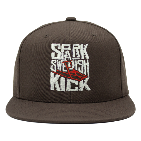 Spark – Swedish Kick brun Mitchell & Ness Original Snapback forfra