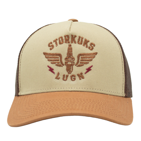 Storkuks lugn Apex Trucker framifrån