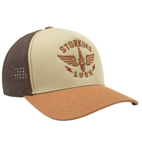 Storkuks lugn Apex Trucker sedd från höger