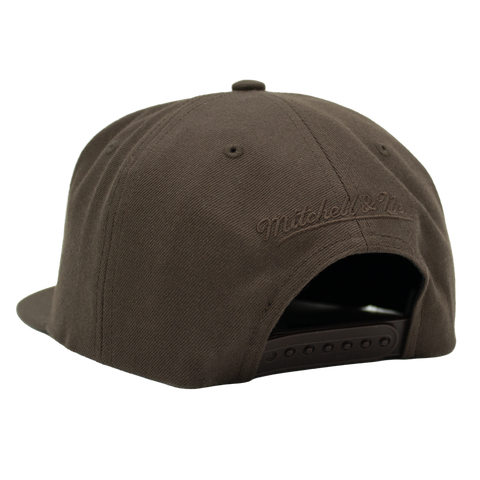 Too Fat To Kidnap brun Mitchell & Ness snapback bakfra