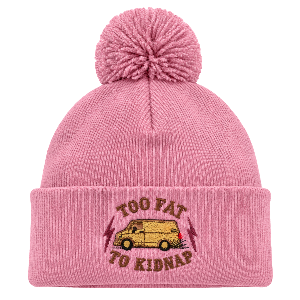 Detaljbilde av Too Fat To Kidnap på en person